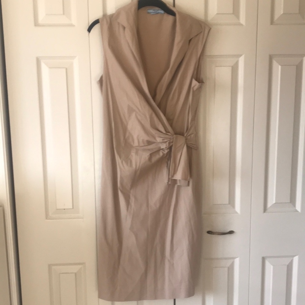 Prada Faux Wrap Dress